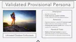 Your Trek - Provisional/Validated Personas